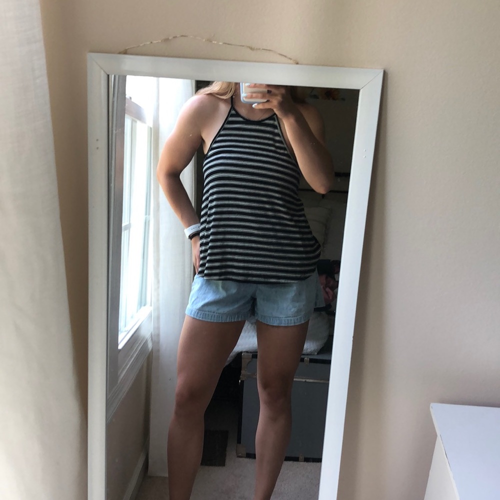 Halter neck tank tops